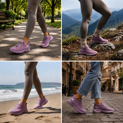 【⏰ Último dia —— 70% de desconto! Não perca!】 Calçado ortopédico com design ergonómico e tecnologia de amortecimento —— ✅️ Calçado ortopédico concebido especificamente para mulheres europeias.