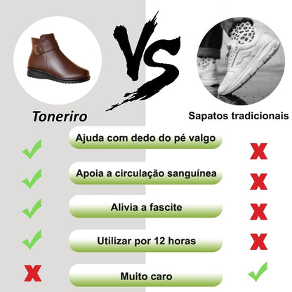 【⏰ Último dia —— 70% de desconto! Não perca!】 Calçado ortopédico com design ergonómico e tecnologia de amortecimento —— ✅️ Calçado ortopédico concebido especificamente para mulheres europeias.