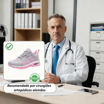 【⏰ Último dia —— 70% de desconto! Não perca!】 Calçado ortopédico com design ergonómico e tecnologia de amortecimento —— ✅️ Calçado ortopédico concebido especificamente para mulheres europeias.