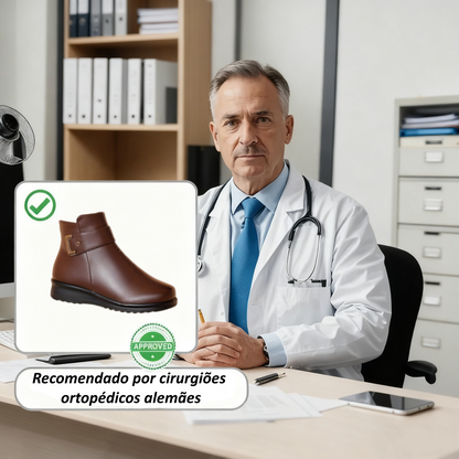 【⏰ Último dia —— 70% de desconto! Não perca!】 Calçado ortopédico com design ergonómico e tecnologia de amortecimento —— ✅️ Calçado ortopédico concebido especificamente para mulheres europeias.