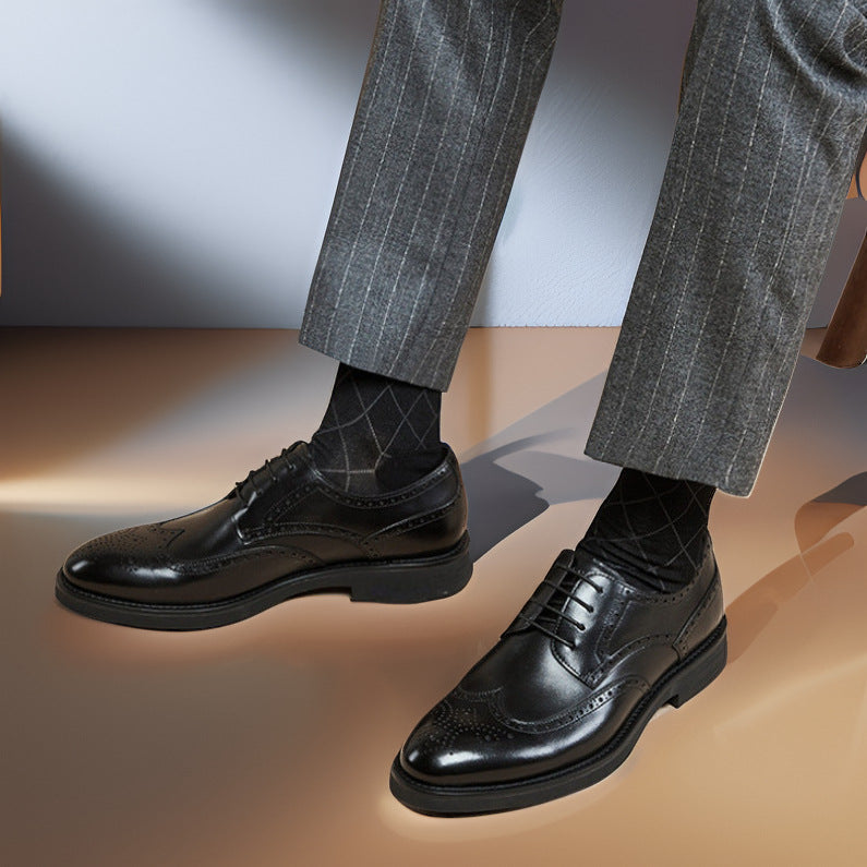 🎁Hoje com 50% de desconto✅Sapatos em pele de alta qualidade - Alivia as dores nas articulações 👞 Caminhada confortável