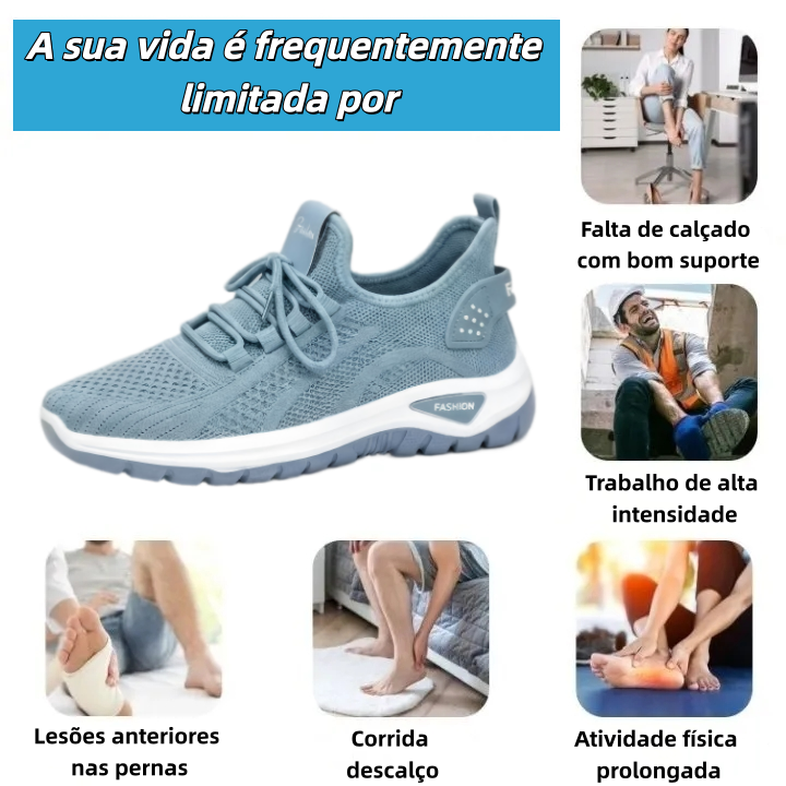 【⏰ Último dia —— 70% de desconto! Não perca!】 Calçado ortopédico com design ergonómico e tecnologia de amortecimento —— ✅️ Calçado ortopédico concebido especificamente para mulheres europeias.