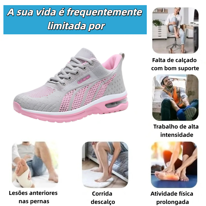 【⏰ Último dia —— 70% de desconto! Não perca!】 Calçado ortopédico com design ergonómico e tecnologia de amortecimento —— ✅️ Calçado ortopédico concebido especificamente para mulheres europeias.