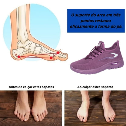 【⏰ Último dia —— 70% de desconto! Não perca!】 Calçado ortopédico com design ergonómico e tecnologia de amortecimento —— ✅️ Calçado ortopédico concebido especificamente para mulheres europeias.