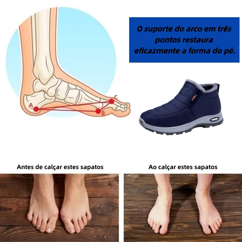 【⏰ Último dia —— 70% de desconto! Não perca!】 Calçado ortopédico com design ergonómico e tecnologia de amortecimento —— ✅️ Calçado ortopédico concebido especificamente para homens e mulheres europeus.