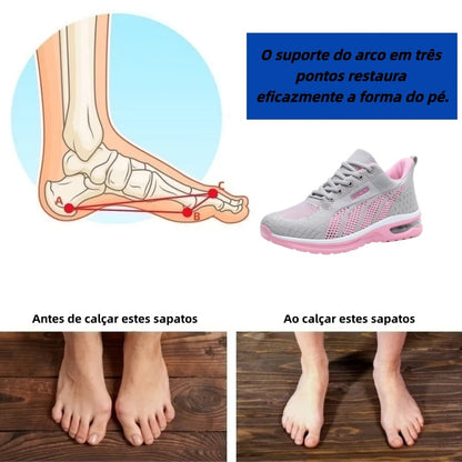 【⏰ Último dia —— 70% de desconto! Não perca!】 Calçado ortopédico com design ergonómico e tecnologia de amortecimento —— ✅️ Calçado ortopédico concebido especificamente para mulheres europeias.