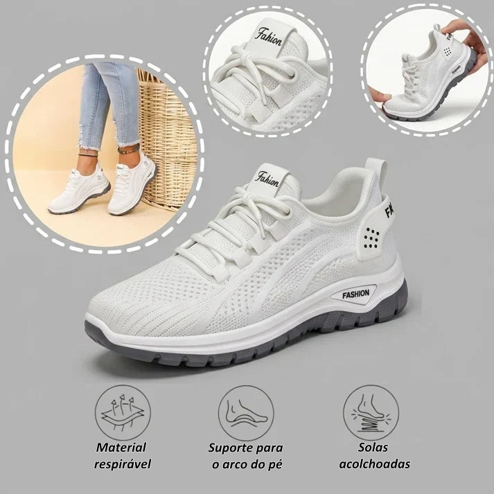 【⏰ Último dia —— 70% de desconto! Não perca!】 Calçado ortopédico com design ergonómico e tecnologia de amortecimento —— ✅️ Calçado ortopédico concebido especificamente para mulheres europeias.